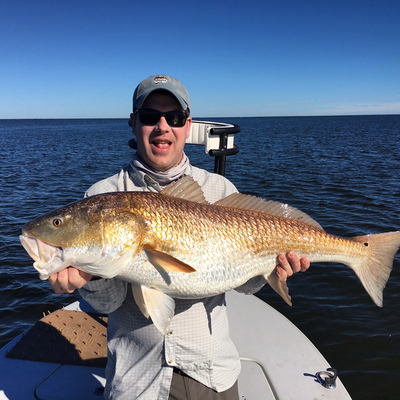 this was the best time of year to fly fish for redfish in Louisiana 