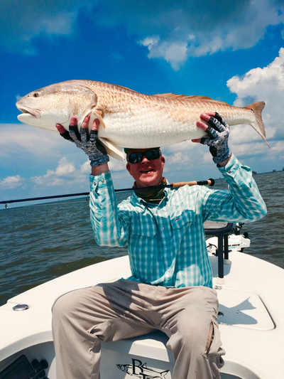 how to fly fish for redfish in Louisiana 