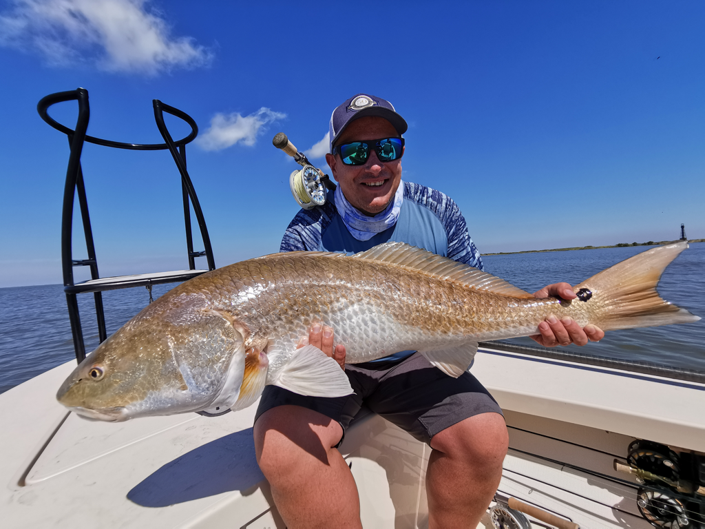 fly fishing in Louisiana with  Redfish Dynasty